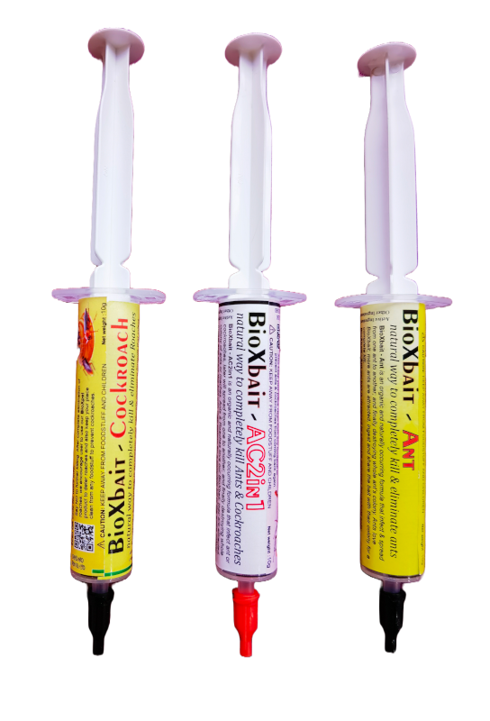 BioXbait, BioXbait-Ant, BioXbait-Cockroach, BioXbait-AC2in1, liquid, gel, bait, pest, ant, cockroach, roach